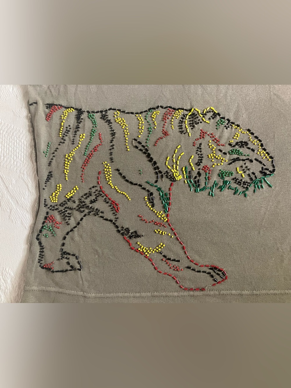 Miss Sixty Tank Top | Vintage | Beaded Tiger | S